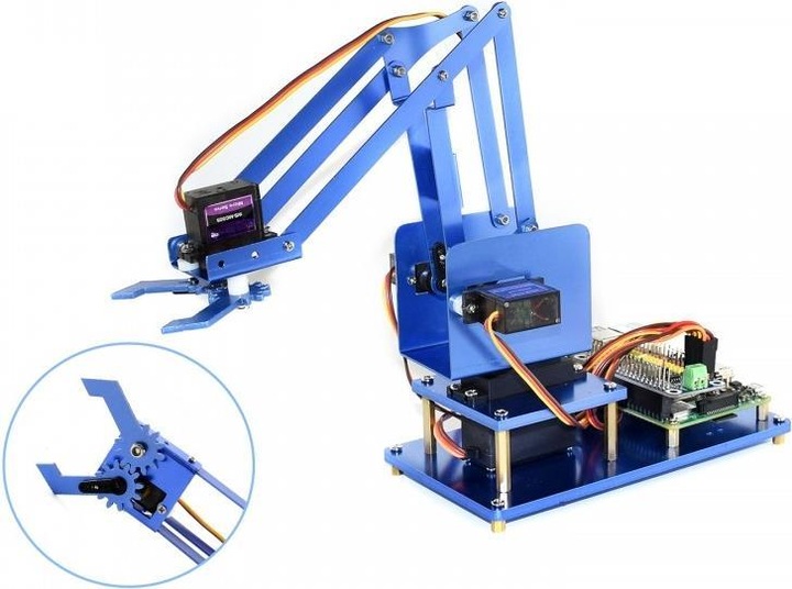 Produktbild WaveShare 4-DOF Metall Roboter Arm Kit für Raspberry Pi