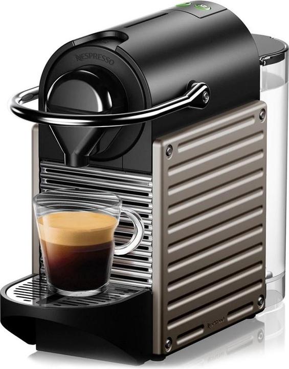 Actual product image NESPRESSO Coffee Machine Pixie Titanium