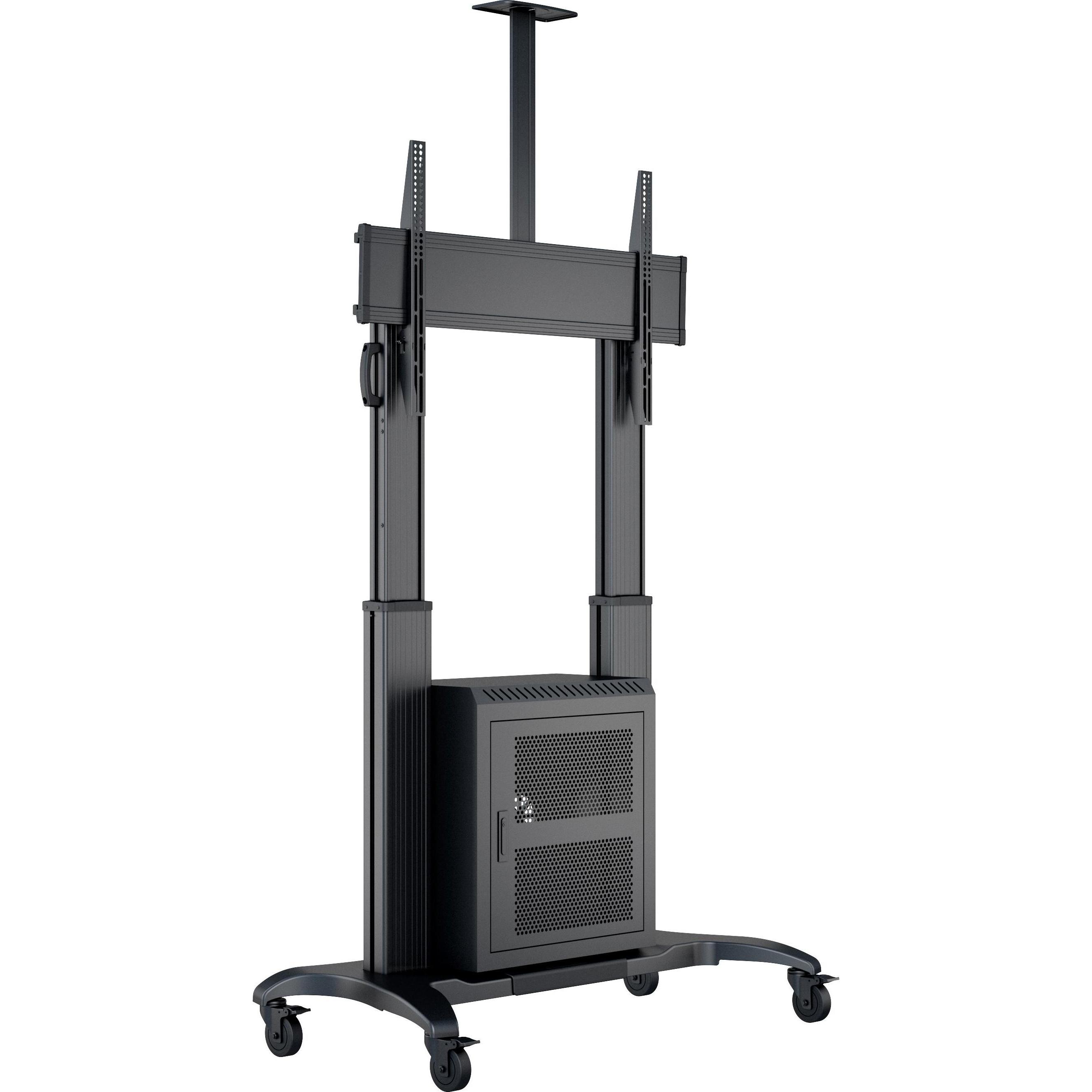 Multibrackets Standfuss elektr, -100", max 90 kg, schwarz (100", 90 kg), TV Ständer, Schwarz