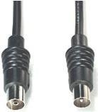 Produktbild E+P HFS 7 7.5m Koaxial Koaxial Schwarz Koaxialkabel (90 dB, Antennenkabel)