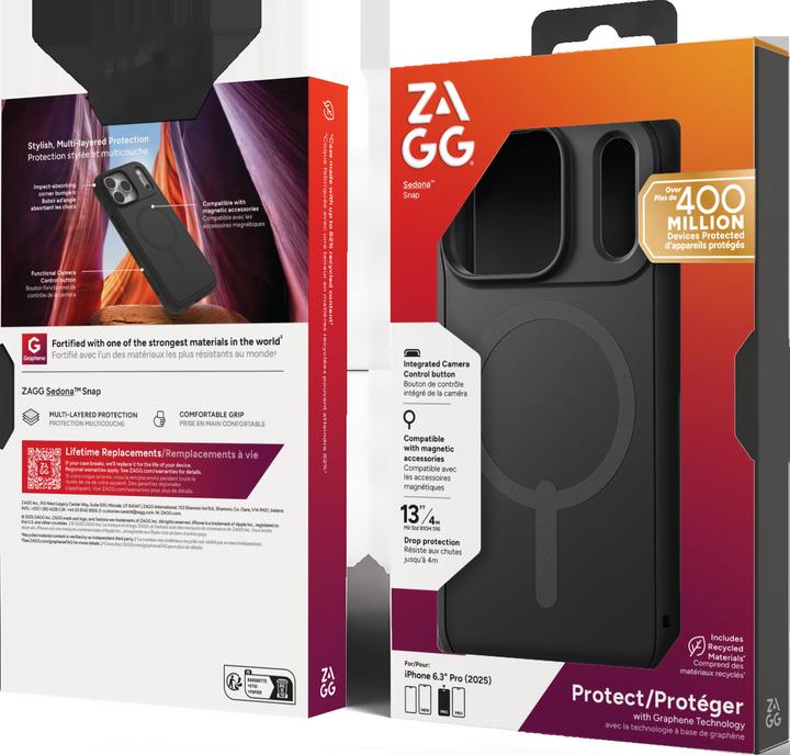 Immagine prodotto Zagg Case für Apple iPhone 17 Pro Sedona Snap flood black (Apple iPhone 17 Pro)