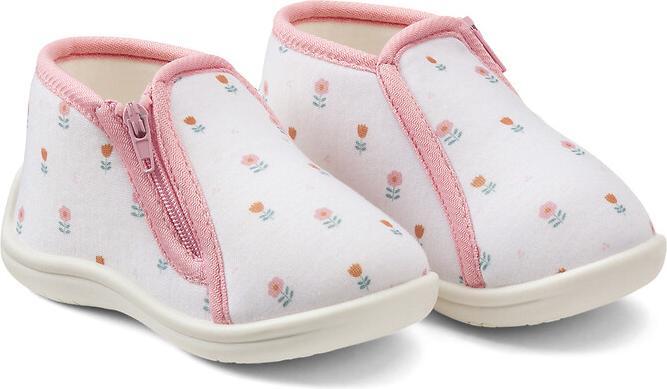 Actual product image La Redoute Collections Flowered baby shoes with zip (21)