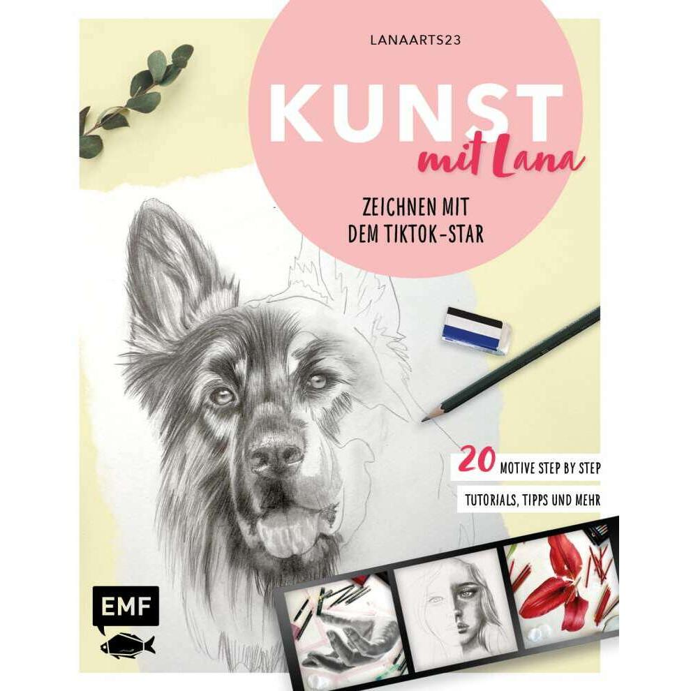 Thumbnail - Kunst mit Lana – Zeichnen mit dem TikTok-Star Lanaarts23, Ratgeber von Lanaarts23