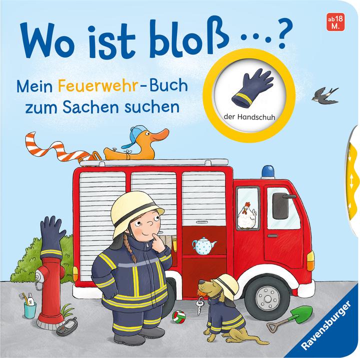 Image du produit Ravensburger Wo ist bloss...? Mein Feuerwehr-Buch zum Sachen suchen (Allemand, Jutta Wetzel, Kathrin Lena Orso, 2022)