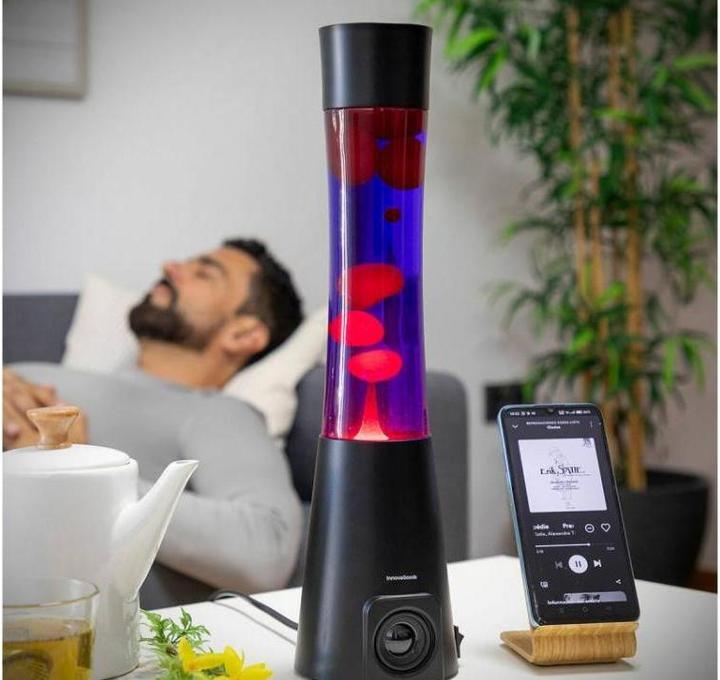 Produktbild InnovaGoods Lavalampe mit Lautsprecher Maglamp (E14)