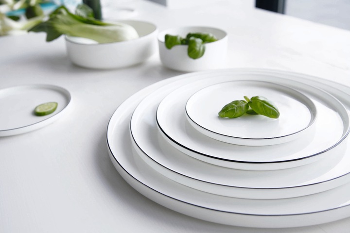 Produktbild ASA Selection ASA à table ligne noire oco Dessertteller m. Rand 21cm (1 x)