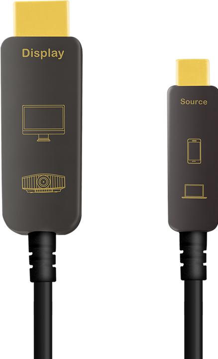 Immagine prodotto LogiLink Cavo USB 3.2 USB-C/HDMI 15m (15 m, HDMI)