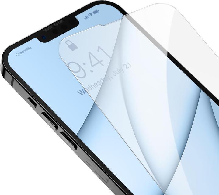 Immagine prodotto Baseus 0.3mm Full-glass Tempered Glass Film per iP 5.4inch 2021 (2pcs/pack+Pasting Artifact) Trans... (2 Pezzo/i, Apple iPhone 13 mini)
