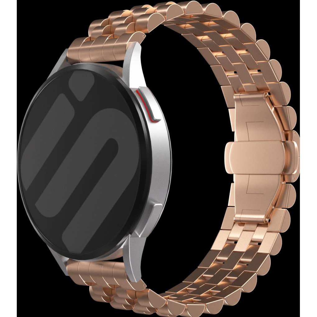 Thumbnail - Strap-it Stahlarmband (20 mm, Edelstahl, Vantage M), Uhrenarmband, Rosa, Gold