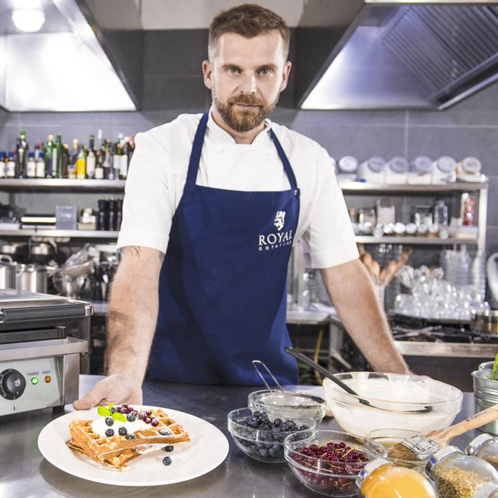 Produktbild Royal Catering Doppelwaffeleisen Elektro Waffelautomat Waffeleisen Waffelgerät Belgische Waffel
