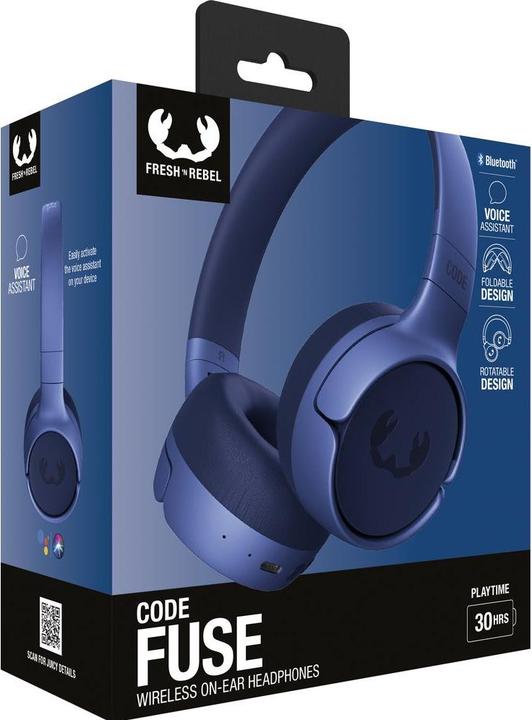 Produktbild Fresh'N Rebel Fresh 'n Rebel Code Fuse True Blue (Keine Geräuschunterdrückung, 30 h, Kabellos)