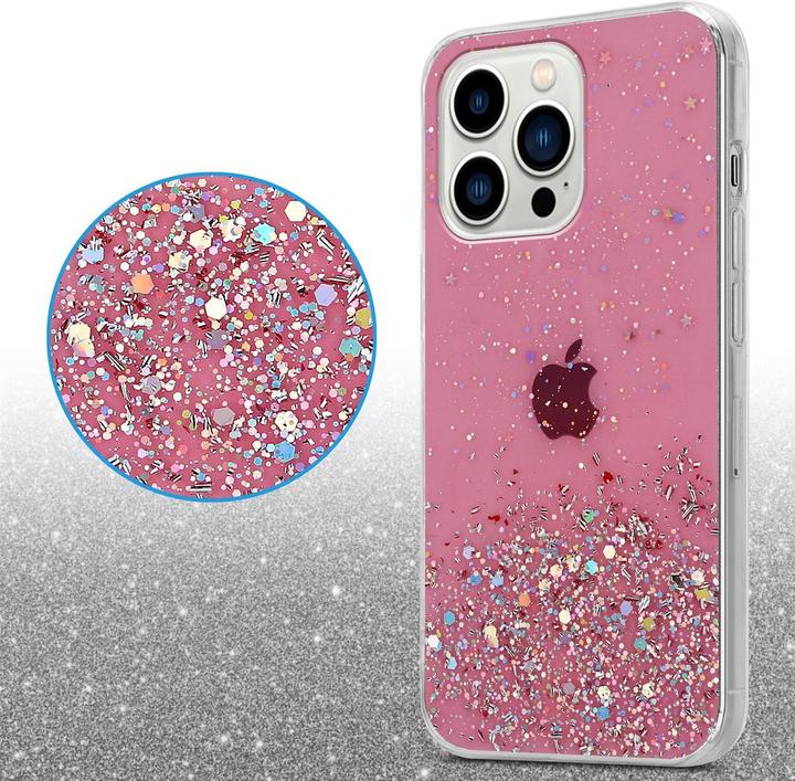Produktbild Cadorabo TPU Cover funkelnder Glitter (Apple iPhone 13 Pro Max)