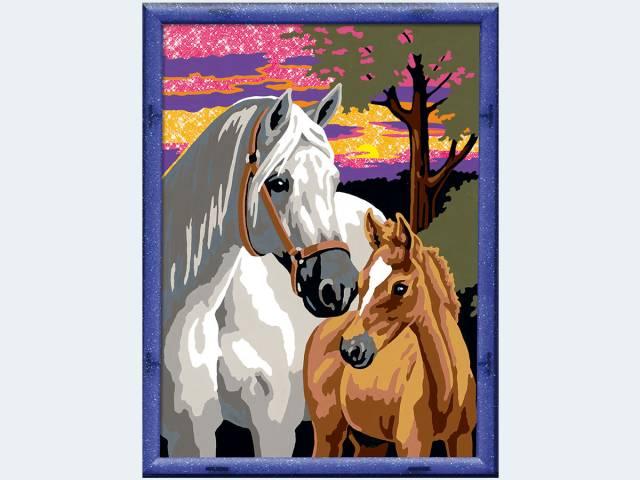 Actual product image Ravensburger Horses at sunset