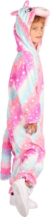 Actual product image Thetru Children's jumpsuit unicorn, pink/blue (104)