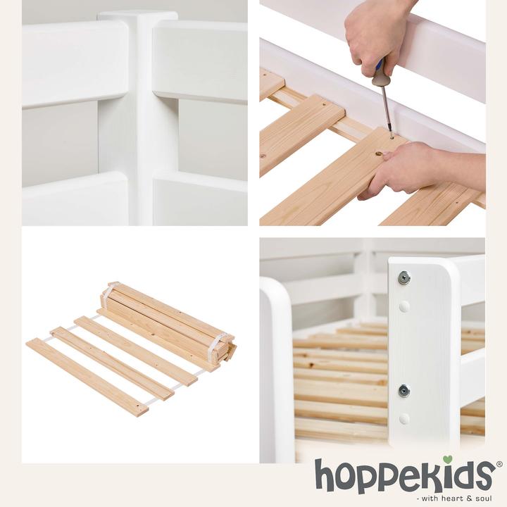 Actual product image Hoppekids BASIC-A4-4 Half-high. Bed 70x190 (70x190)