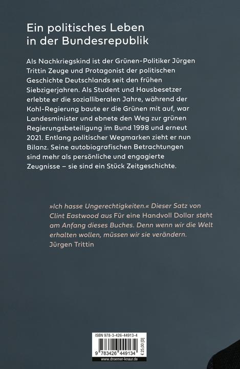 Produktbild Alles muss anders bleiben (Deutsch, Jürgen Trittin, 2024)