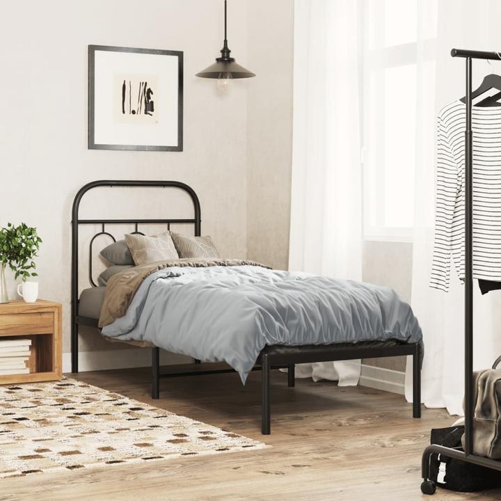 Actual product image VidaXL Bed frame with headboard (180 x 200 cm)