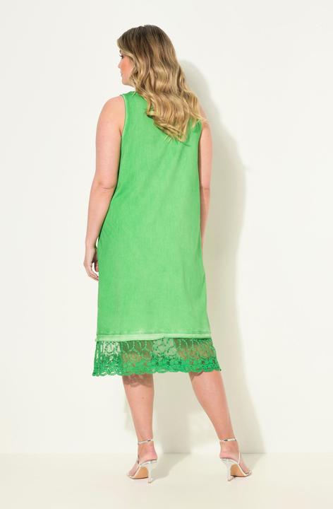 Immagine prodotto Miamoda Jerseykleid, A-Linie, cold dyed, Lochstickerei, ärmellos (44)