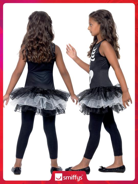 Produktbild Smiffys Skelett Tutu (134, 140)