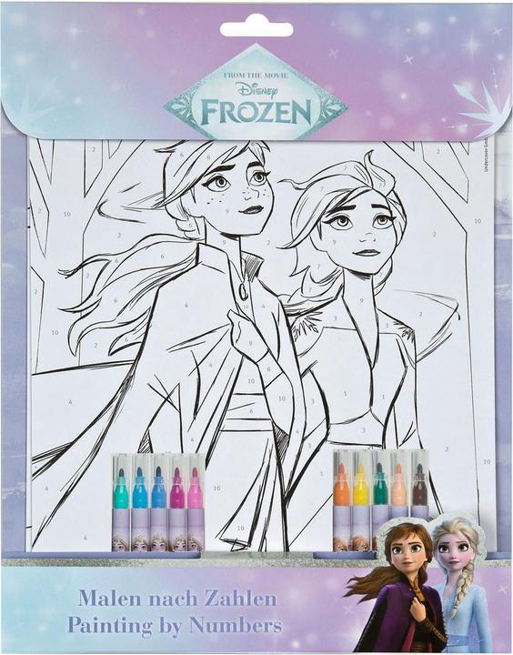 Produktbild Undercover Malen nach Zahlen Set Die Eiskönigin