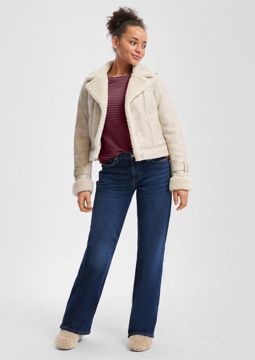 Produktbild S.Oliver Strickpullover Pullover mit Strukturmuster aus Viskosemix (XXL)