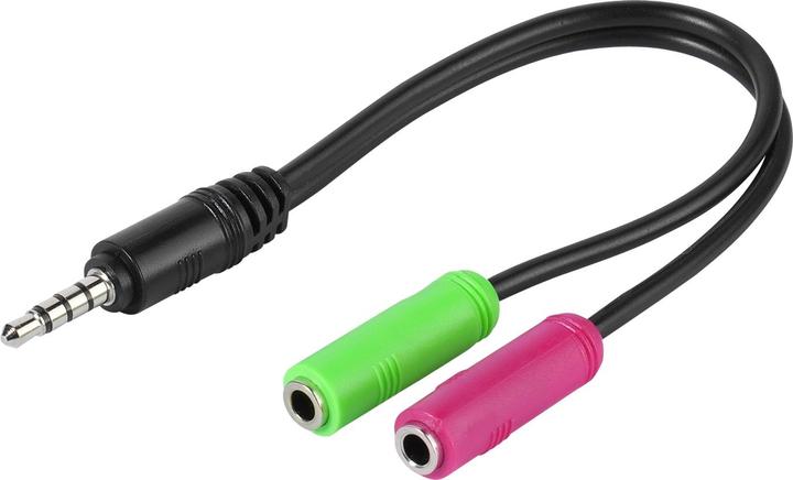 Immagine prodotto Vivanco 45499 cavo audio. Nero (0.10 m, Cavo AUX)