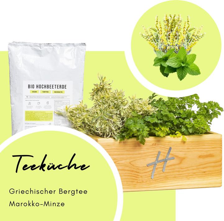 Produktbild VCM Set Kräutergarten & Echtpflanzen & Erde