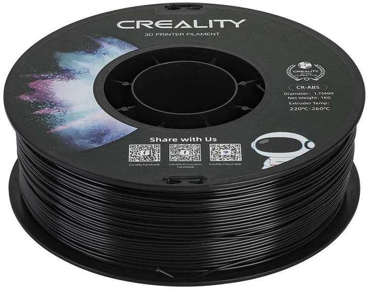Produktbild Creality Filament ABS (ABS, 1.75 mm, 1000 g, Schwarz)