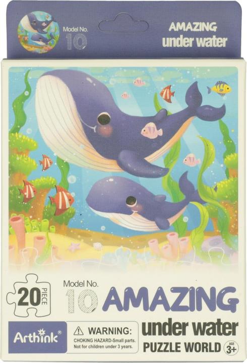 Mini puzzle mondo sommerso, 20 pezzi (20 pezzi)