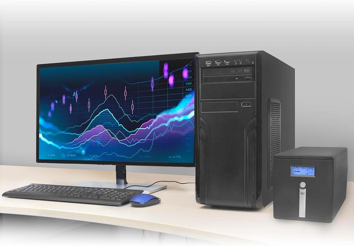 Image du produit ACT UPS, 1000VA, 2x IEC C13, 2x type F female, 1x USB, 1x RS232 (1000 VA, 600 W)