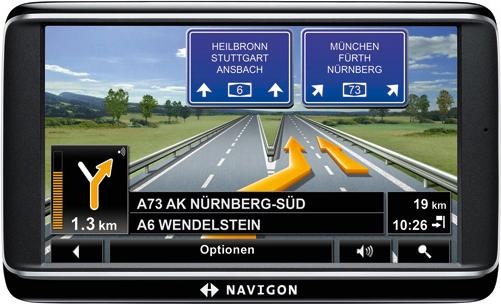 Navigon 70 Plus Live, TMC, cartes européennes