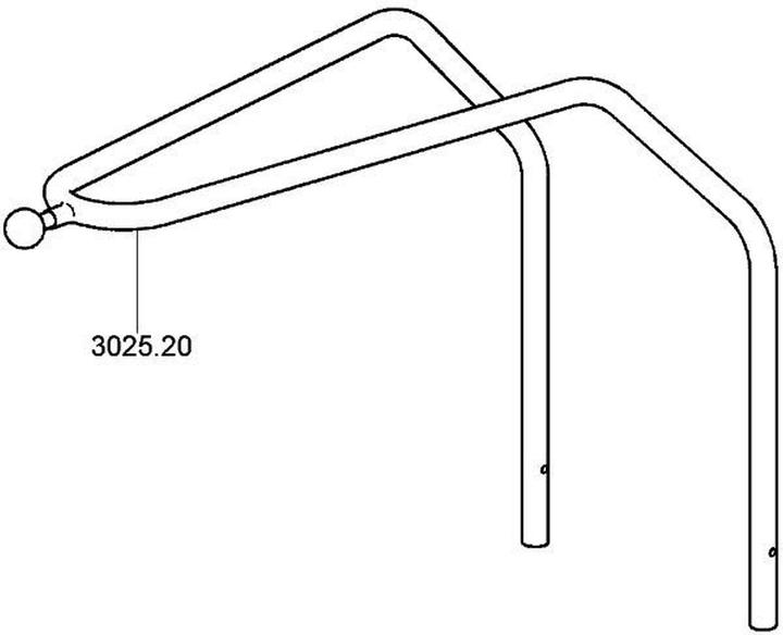 Produktbild Vitelli CityStar, Handdeichsel schwar