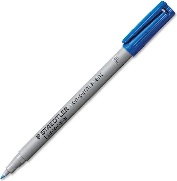 Immagine prodotto Staedtler 10 penne Lumocolor foil blu 0,6 mm non permanenti (10x)