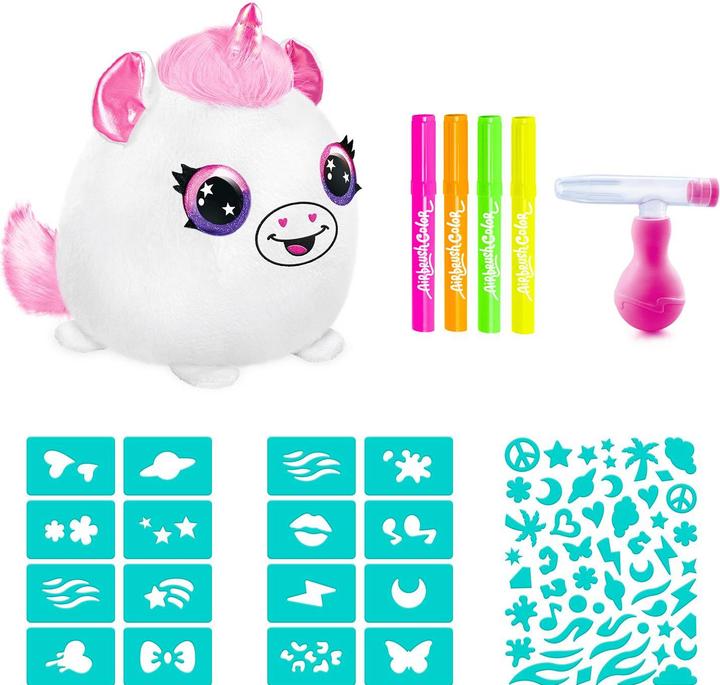 Actual product image Canal Toys Airbrush Plush - Neon Squish Pals Paint Can (15 cm)