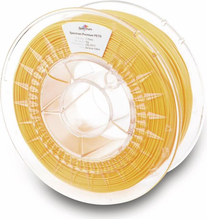 Image du produit Filament / PETG / BAHAMA YELLOW / 1,75 mm / 1 kg (PETG, 1.75 mm, 1000 g, Jaune)