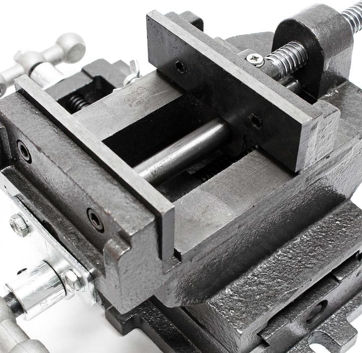 Actual product image Wiltec Cross Slide Drill Press Vise X-Y Clamping bench Milling Machine 75mm (75 mm)