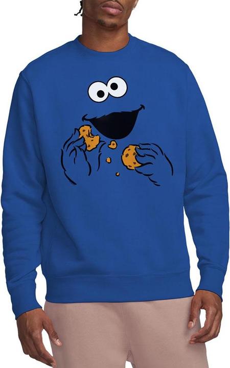 Image du produit - Sweat motif Macaron le glouton style Visage OM NOM - Adulte (L)