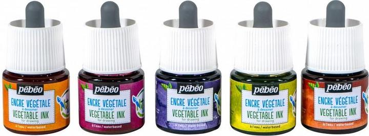Actual product image Pebeo Plant Ink 5x45ml Supplement. (45 ml)