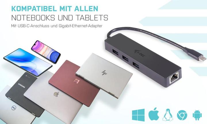 Image du produit i-tec C31gl3slim (USB-C, 4 ports)