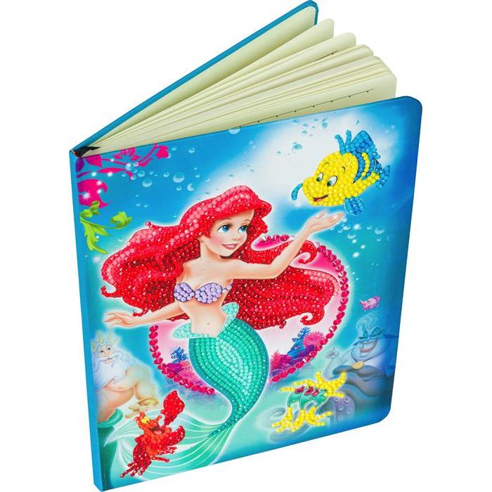 Thumbnail - Craft Buddy The Little Mermaid, Crystal Art Notebook