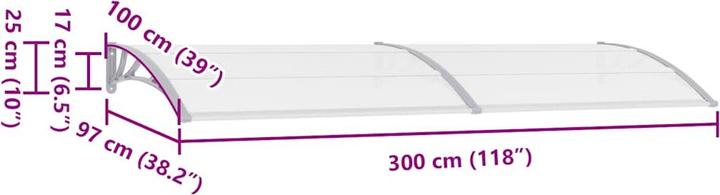 Produktbild vidaXL Hannie (300 x 100 cm)