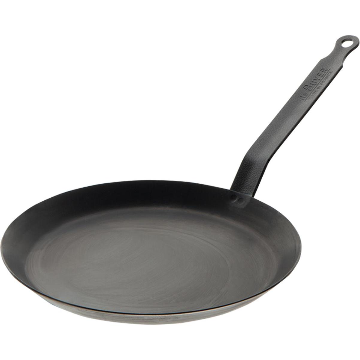 de Buyer Force Blue Crepes Pfanne, Pfanne + Kochtopf, Schwarz