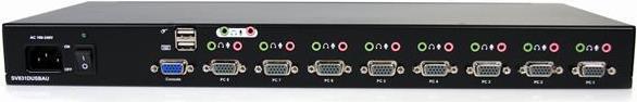 Produktbild StarTech .com 8 Port Rackmount USB VGA KVM Switch