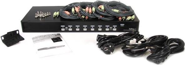 Produktbild StarTech .com 8 Port Rackmount USB VGA KVM Switch