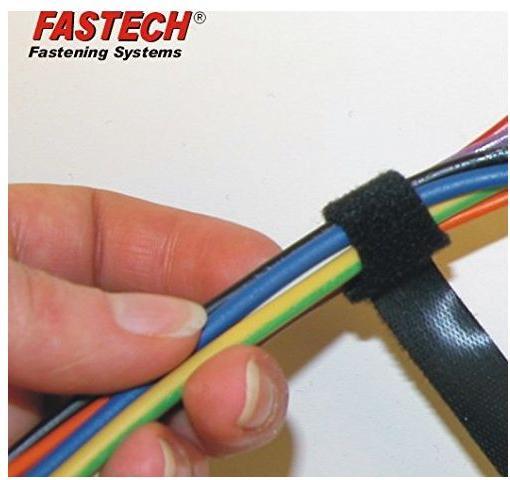 Image du produit Fastech ETK-3-1 Cabel Strap, blanc (Serre-câbles velcro, 150 mm, 100 pcs)