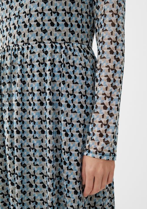 Image du produit s.Oliver Kleid Meshkleid mit Allovermuster (38)