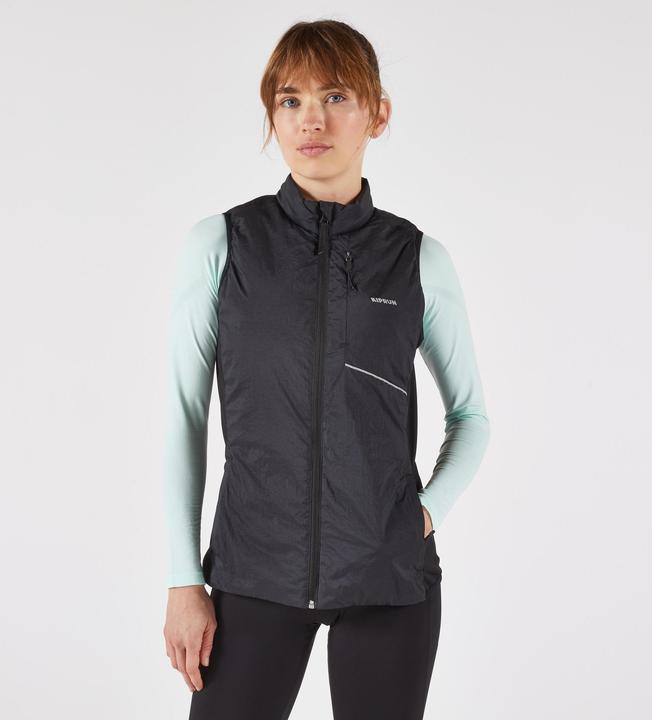 Actual product image Kiprun Laufweste Damen - Run 500 Warm schwarz (L)