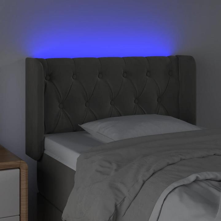 Immagine prodotto vidaXL LED Kopfteil (203 x 16 x 128 cm)