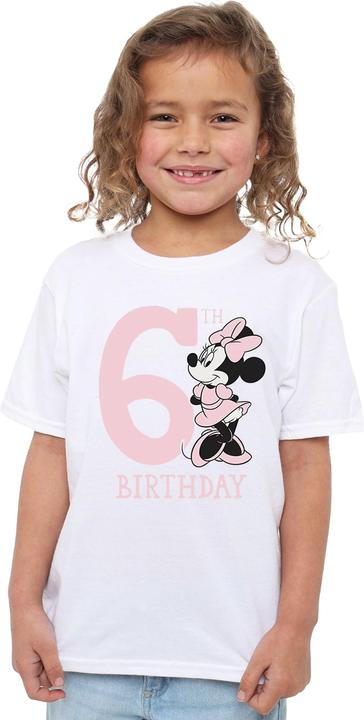 Immagine prodotto Disney Maglietta 6° Compleanno Topolina Bambini (152, 158)