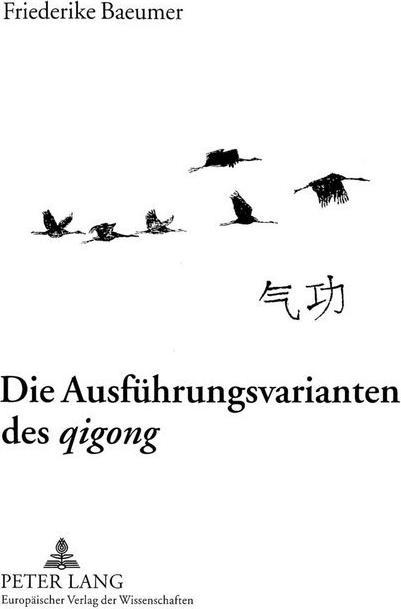 Produktbild Die Ausführungsvarianten des qigong (Deutsch, Friederike Baeumer, 2004)